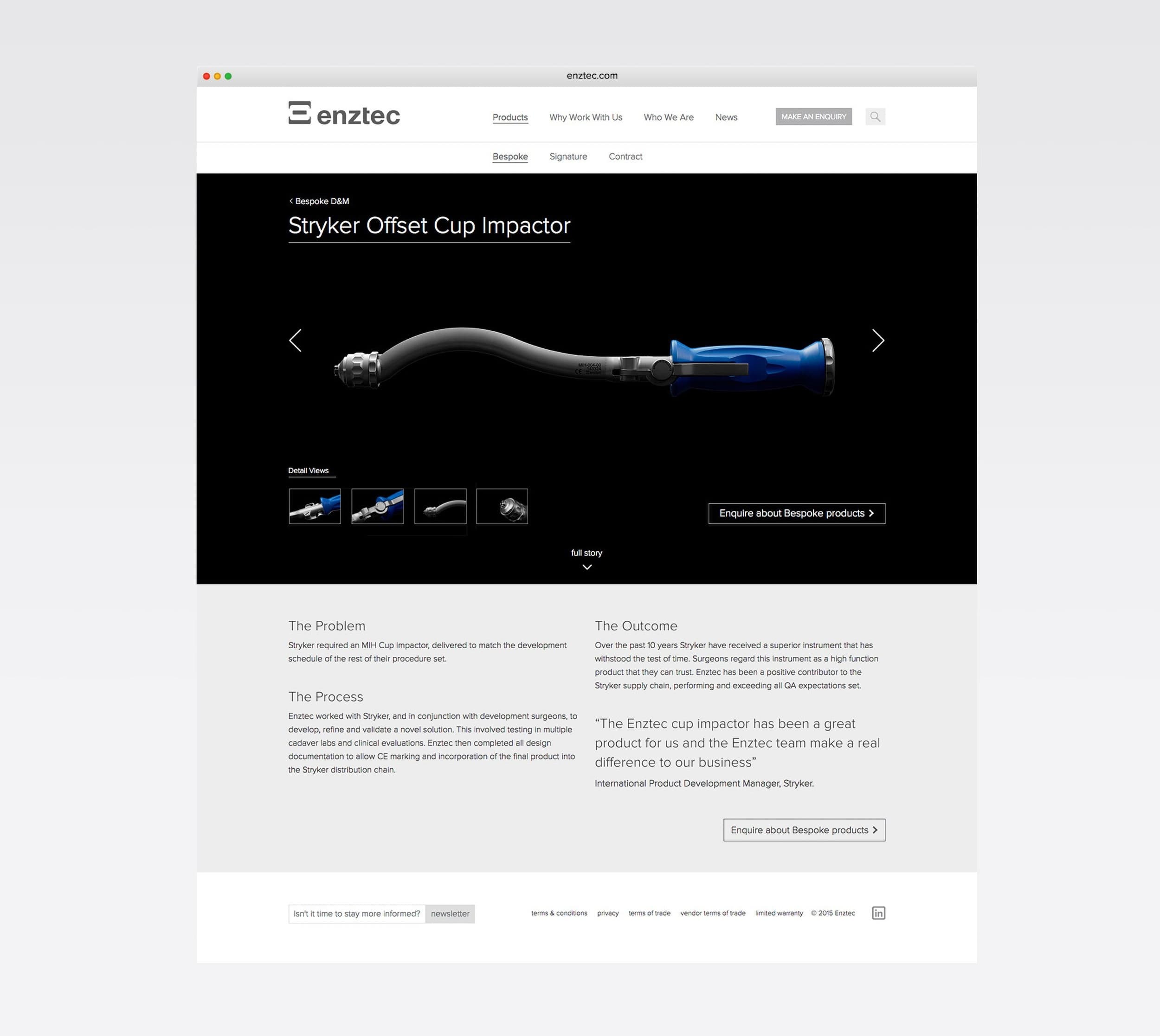 Enztec website 03